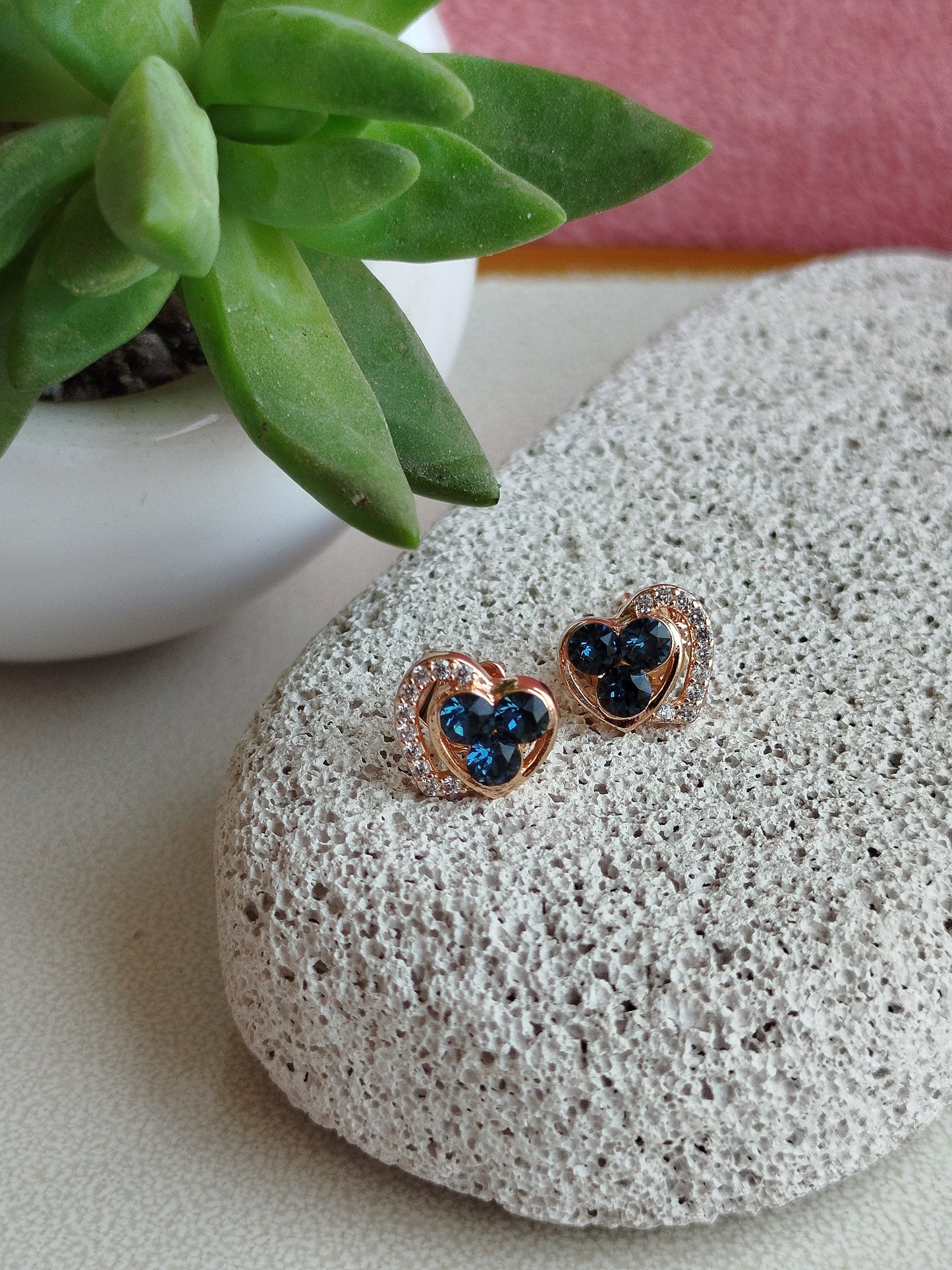 Collar Corazón Azul Misterio