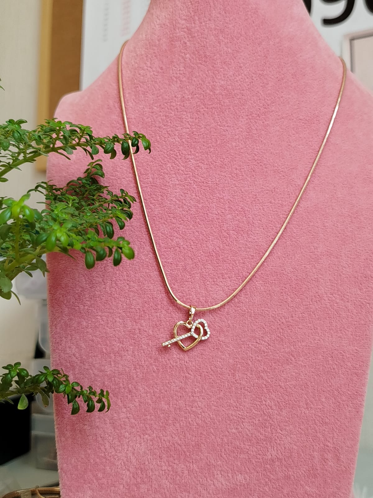 Collar Amor en llave