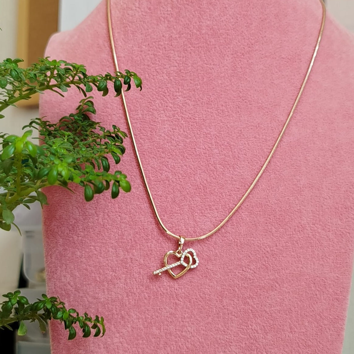 Collar Amor en llave