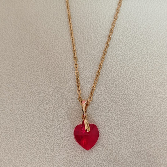 Collar  de  Corazon Swarovski