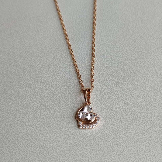 Collar Corazon Blanco Paz