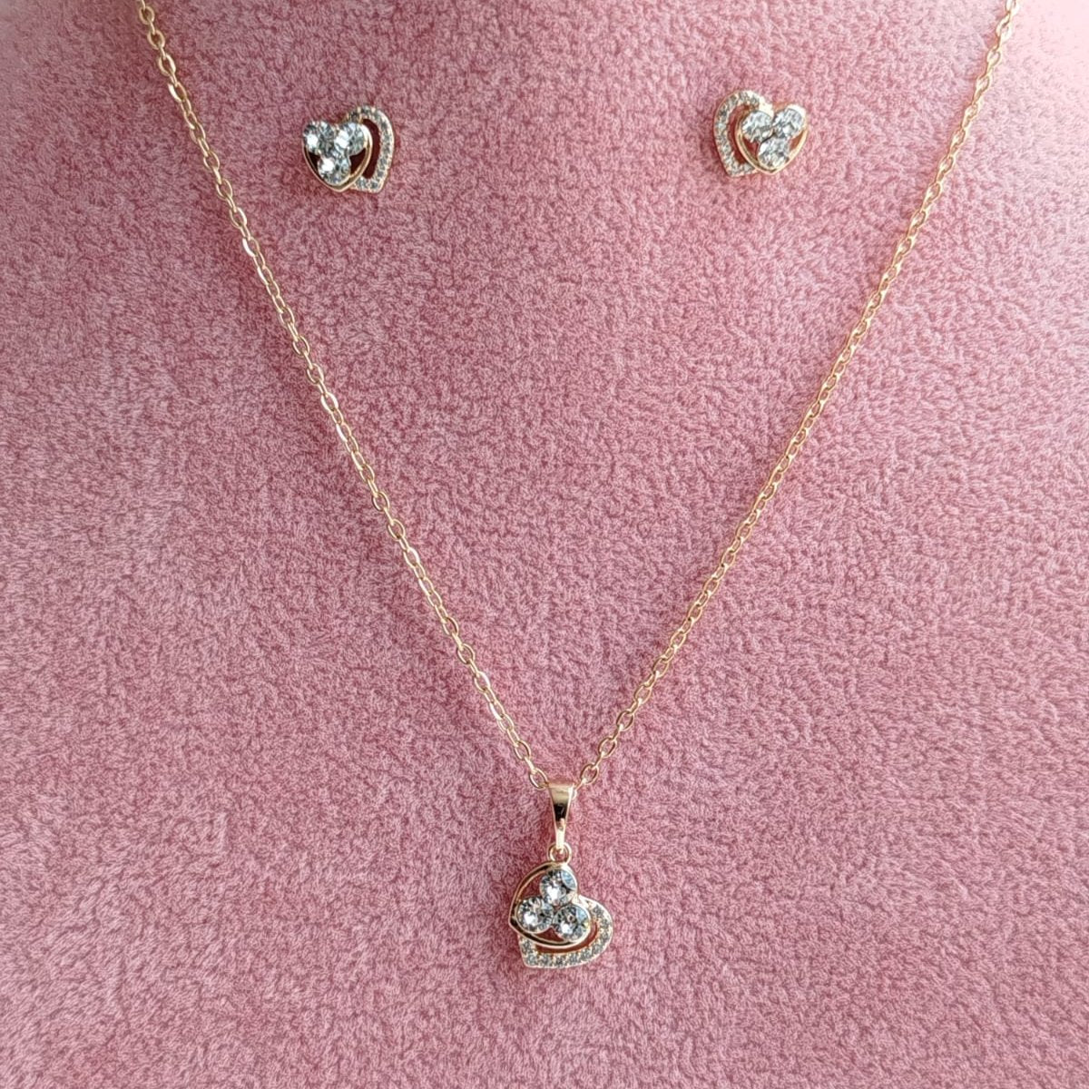 Collar Corazon Blanco Paz